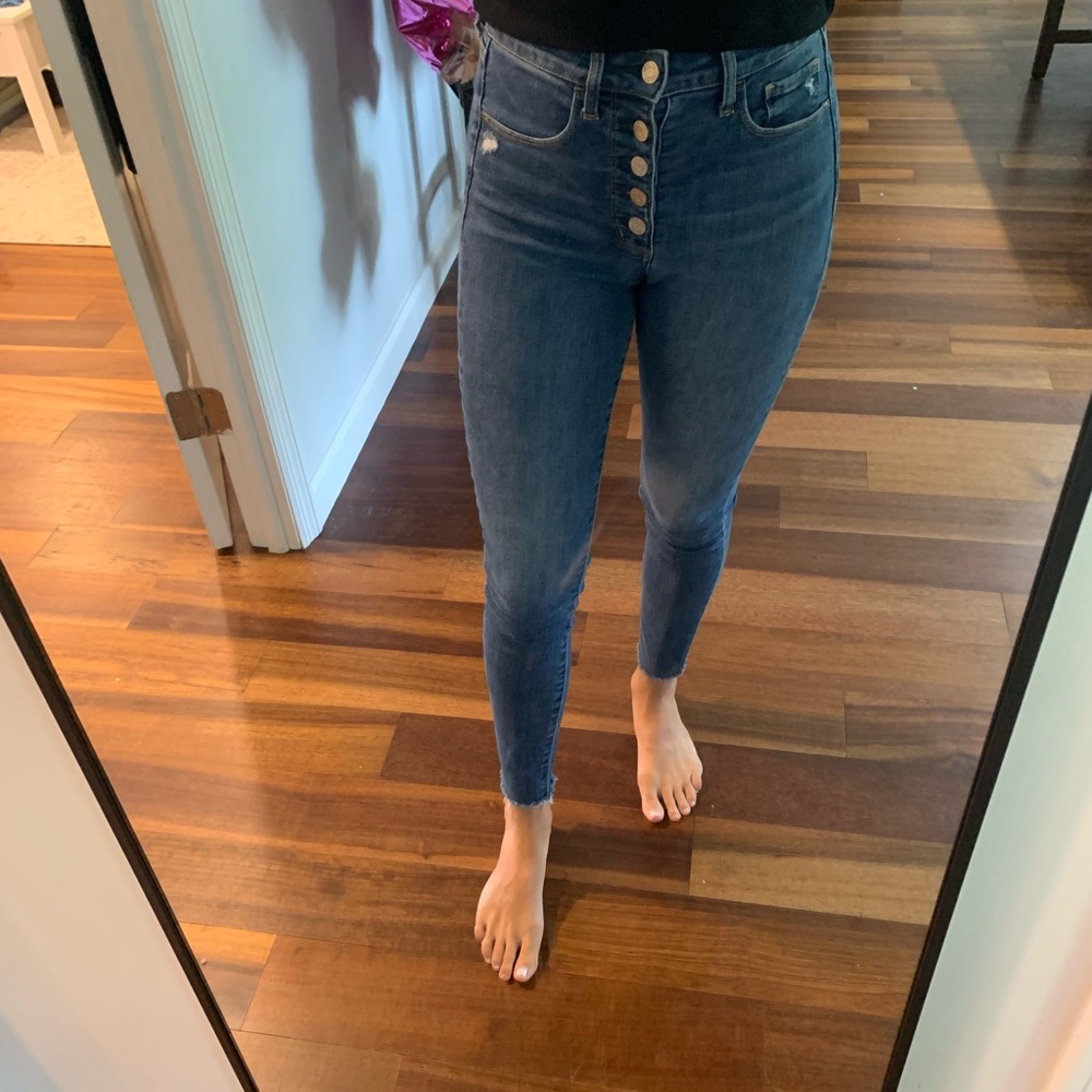 Gap skinny jeans high rise